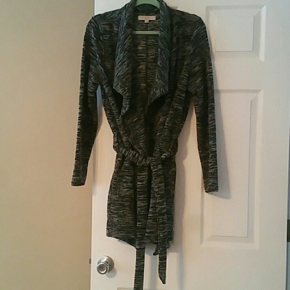 Sweater wrap cardigan
